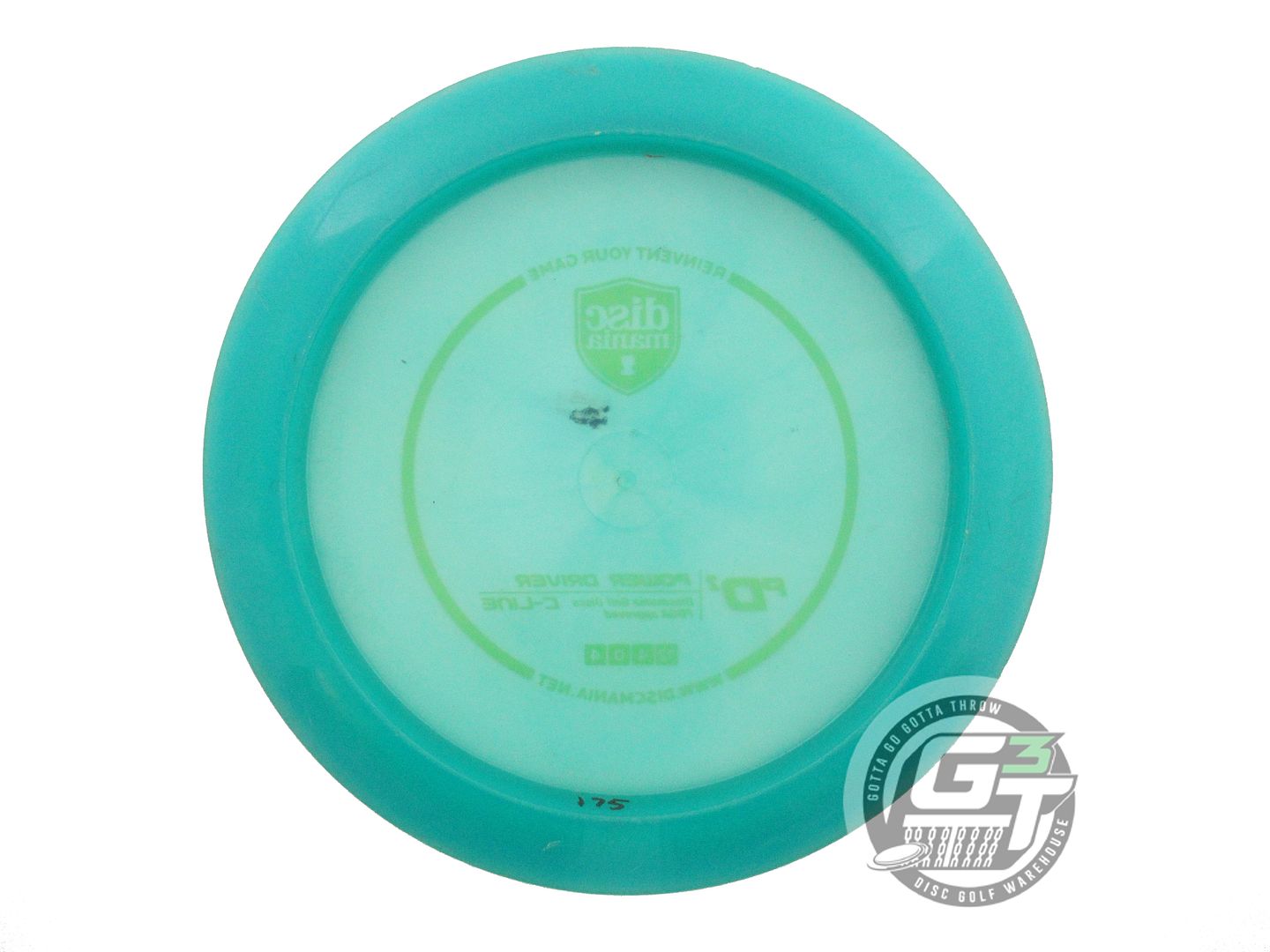 USED DiscMania C-Line PD2 175g Seafoam Yellow Stamp Distance Driver Golf Disc
