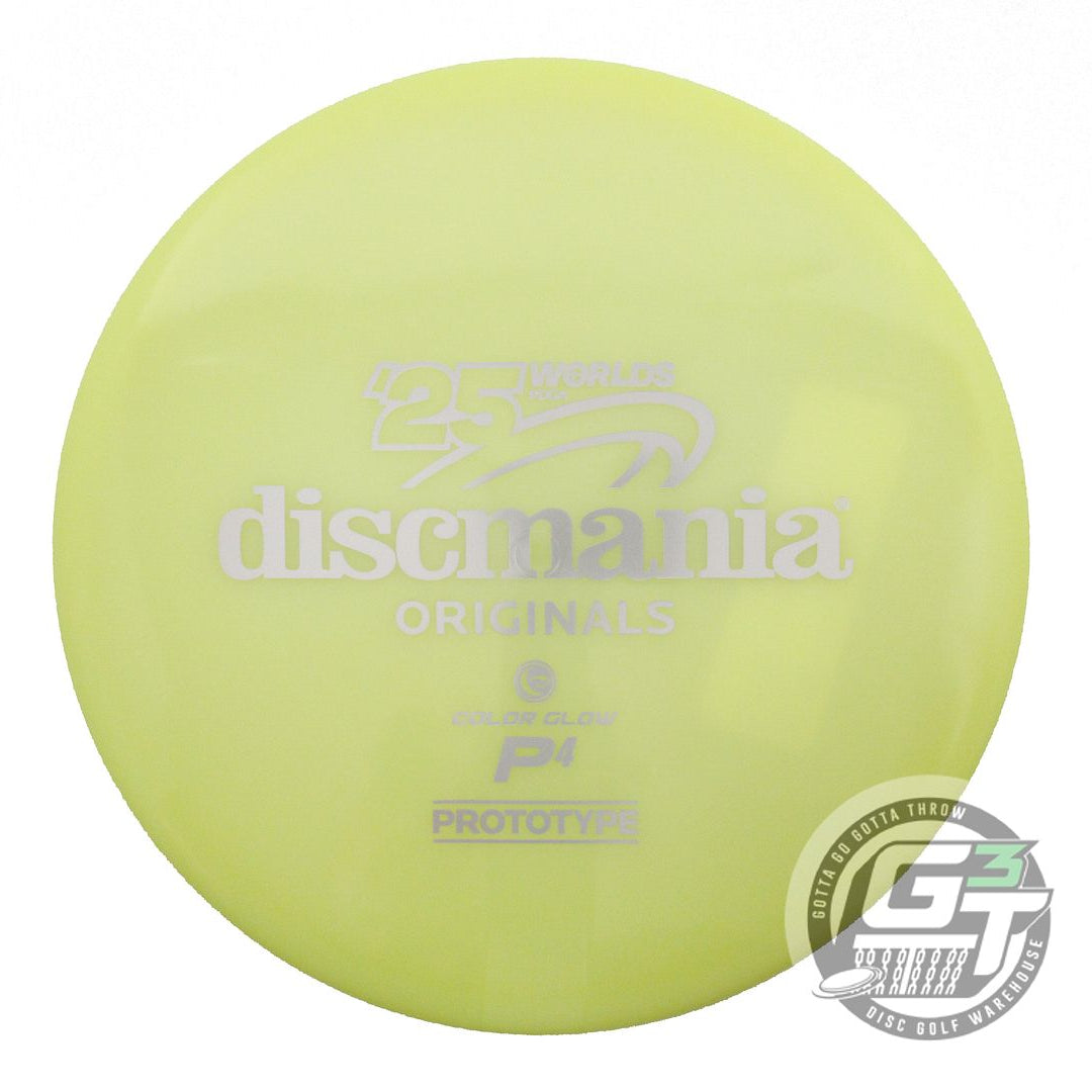 Discmania Limited Edition 2025 PDGA World Championships Prototype Color Glow C-Line P4 Putt & Approach Putter Golf Disc (Individually Listed)