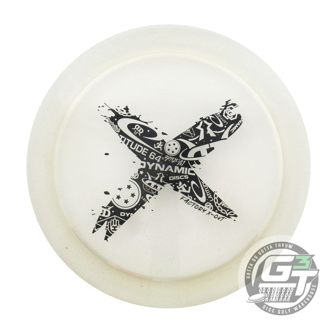USED Dynamic Discs X-OUT Lucid Trespass 169g Clear Shimmer Driver Golf Disc