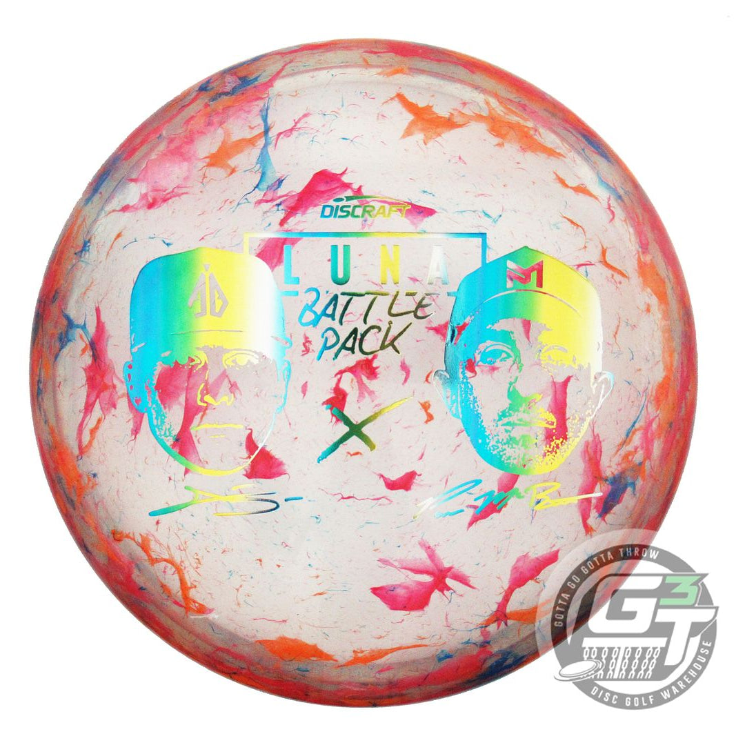 NOS Discraft BATTLE PACK Jawbreaker Z FLX Luna 175g Sunrise Foil Putter Disc