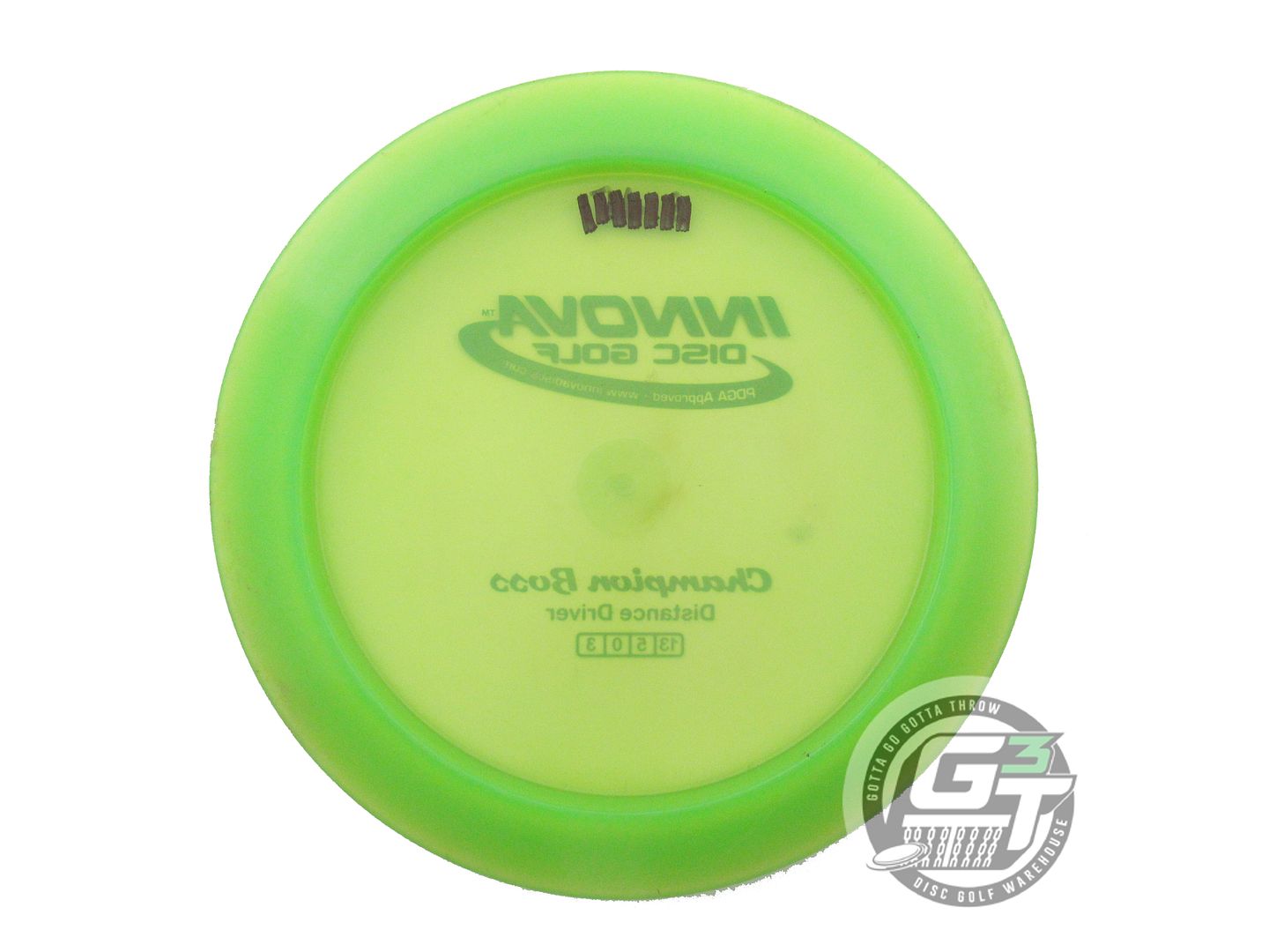 USED Innova Champion Boss 175g Lime Blue Foil Distance Driver Golf Disc