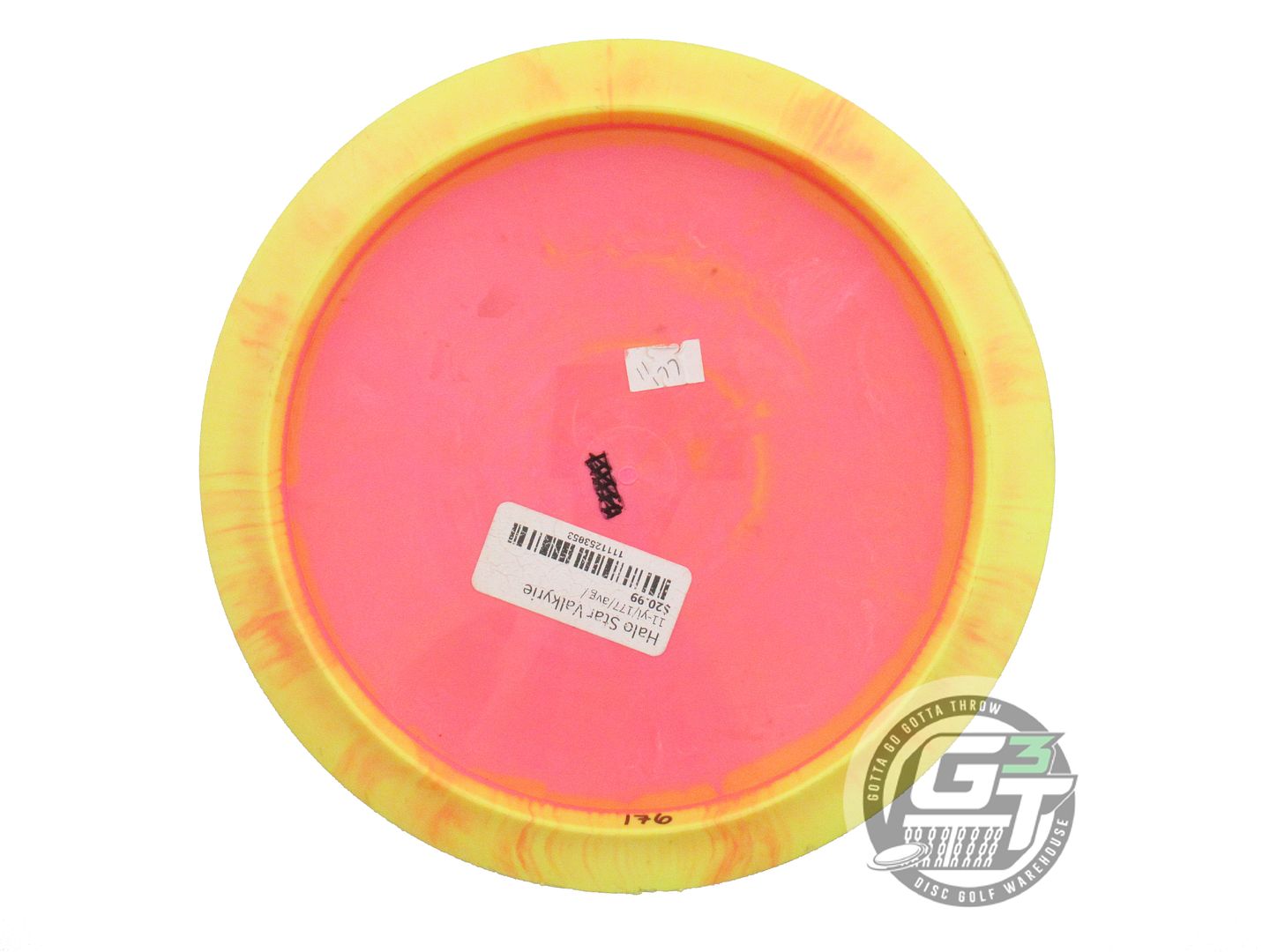 USED Innova Halo Star Valkyrie 177g Yellow-Pink Distance Driver Golf Disc