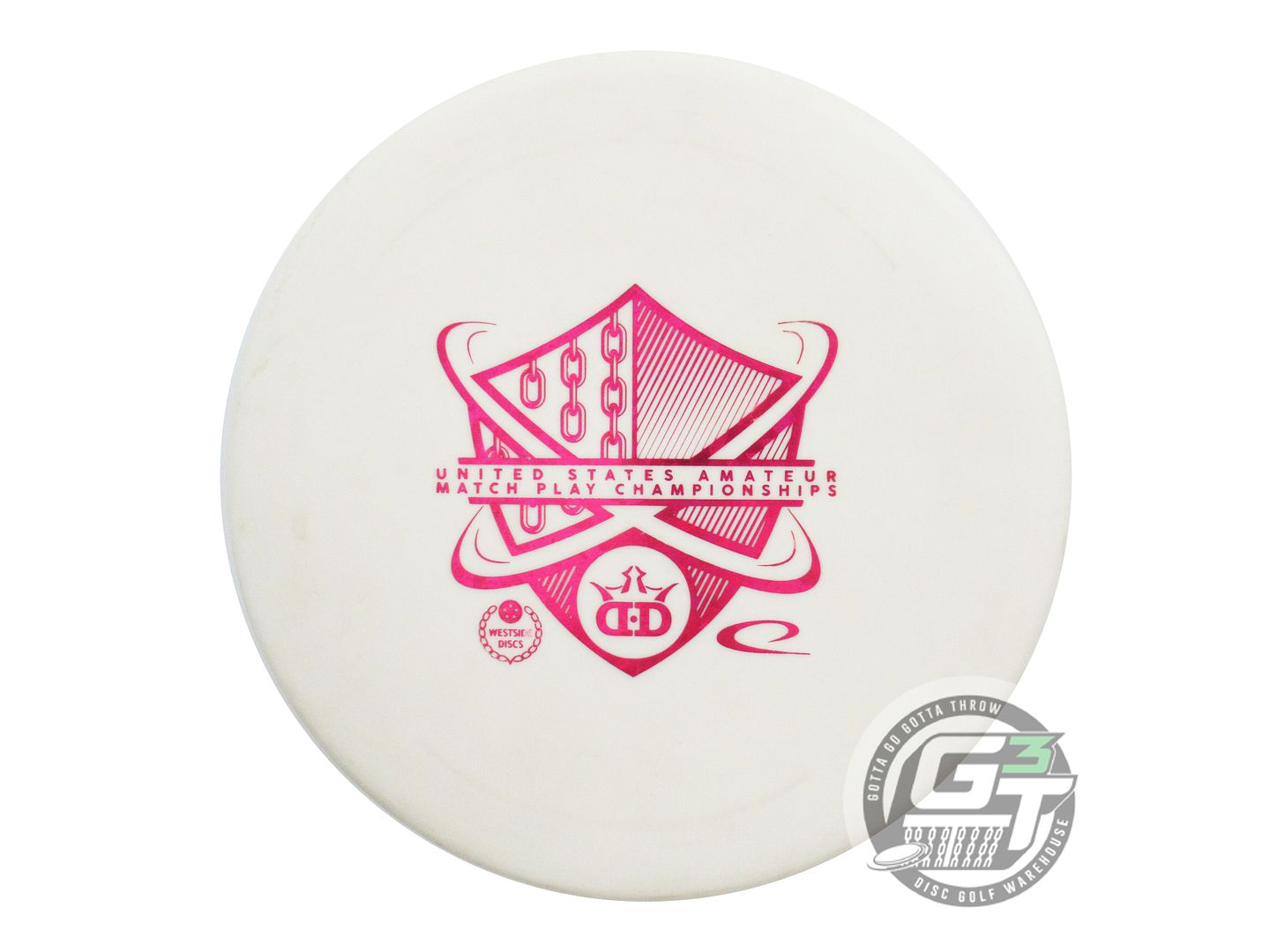 USED Dynamic Discs Classic Hard Culprit 178g White Pink Shatter Midrange Disc