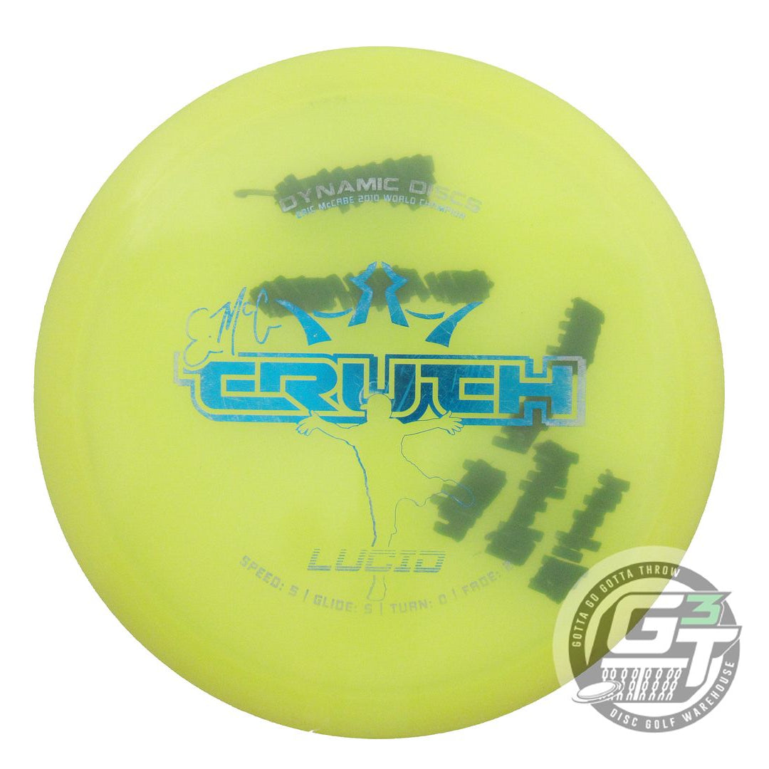 USED Dynamic Discs Lucid EMAC Truth 180g Yellow Blue Foil Midrange Golf Disc