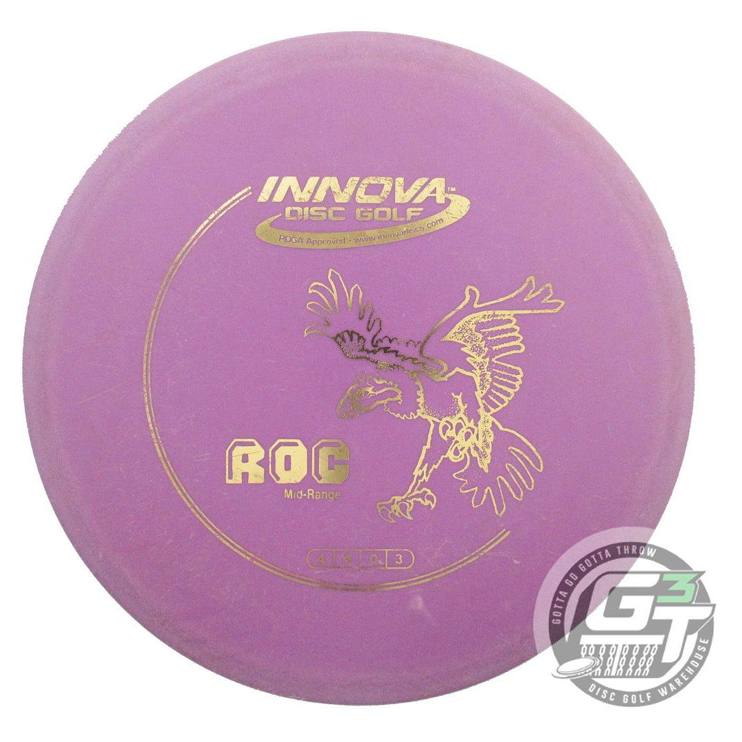USED Innova DX Roc 177g Purple Gold Foil Midrange Golf Disc