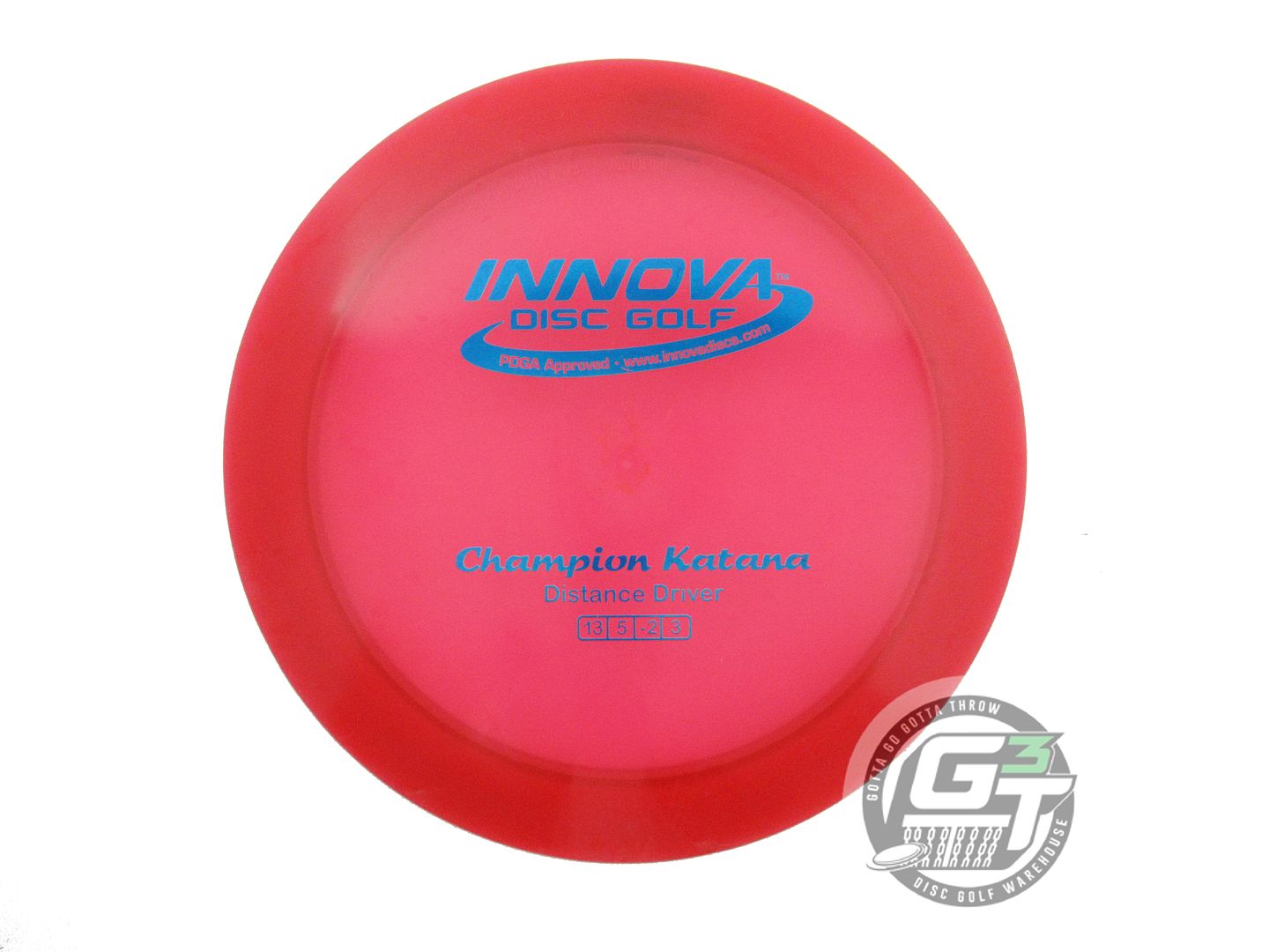 USED Innova Champion Katana 168g Red Blue Foil Distance Driver Golf Disc
