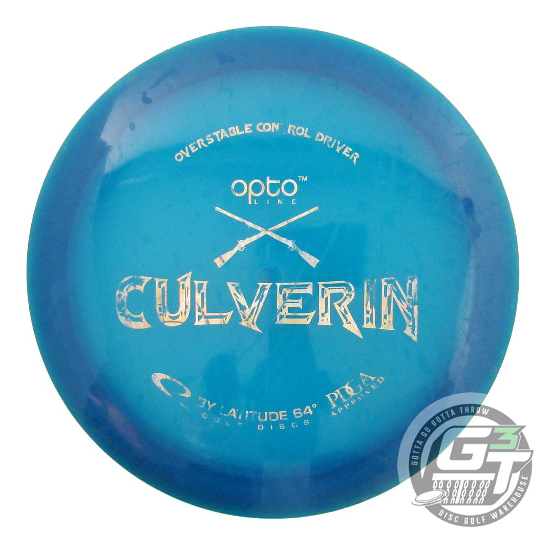 USED Latitude 64 Opto Culverin 174g Blue Gold Holo Foil Fairway Driver Golf Disc