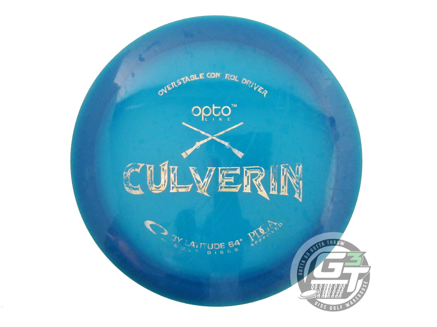 USED Latitude 64 Opto Culverin 174g Blue Gold Holo Foil Fairway Driver Golf Disc
