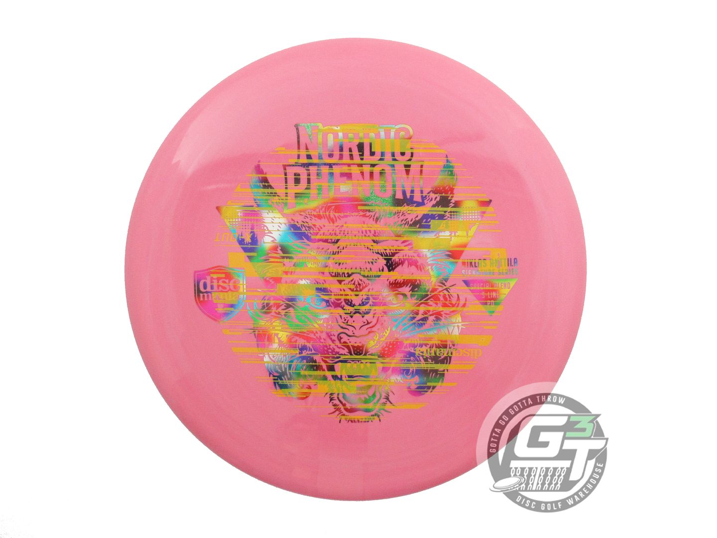 USED DiscMania X-OUT NORDIC PHENOM Special Blend S-Line PD 172g Pink Driver Disc