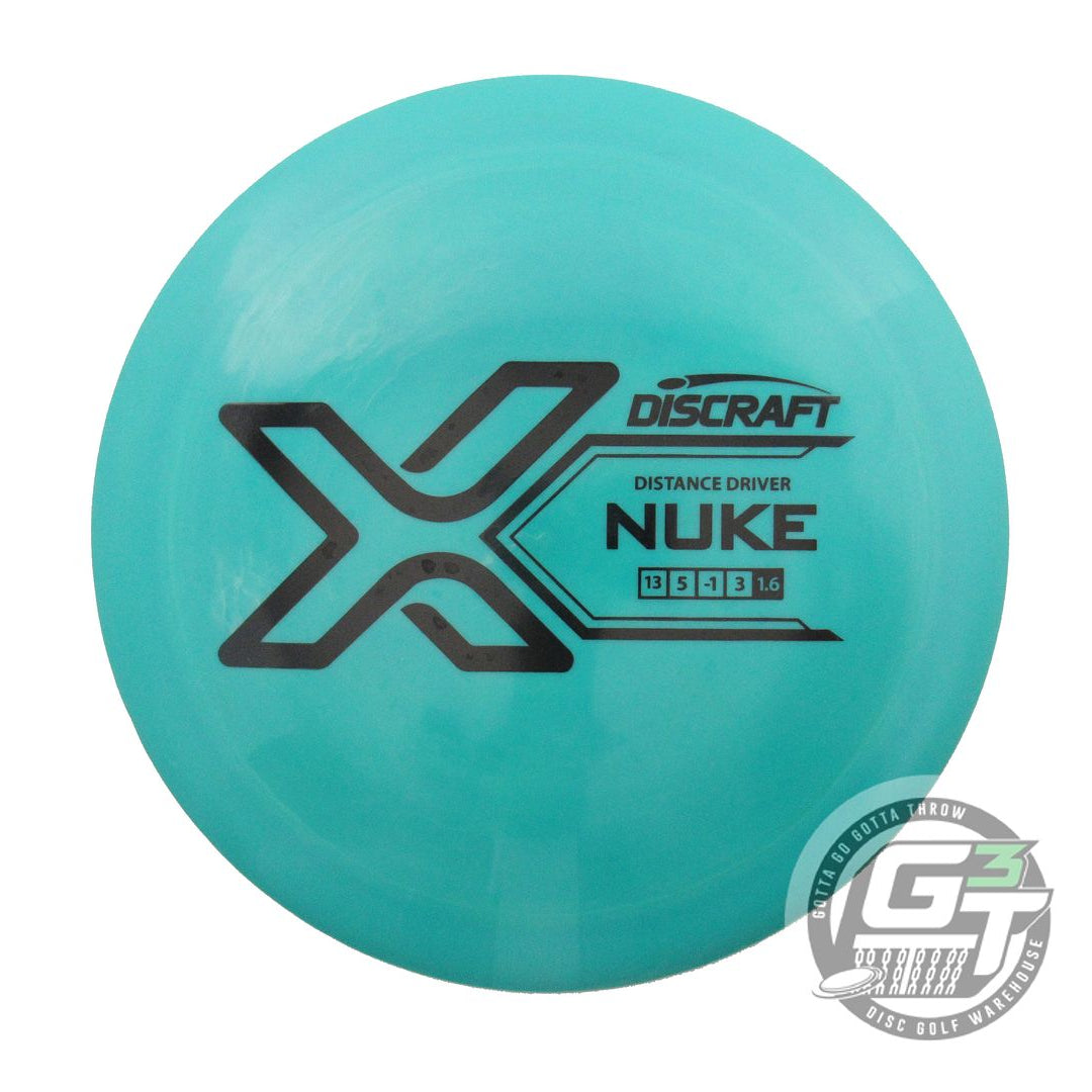 USED Discraft X Nuke 159g Green Black Stamp Distance Driver Golf Disc