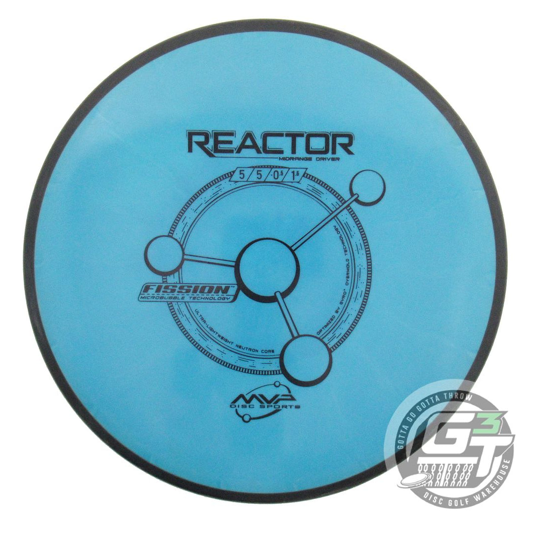 USED MVP Disc Sports Fission Reactor 172g Teal Midrange Golf Disc