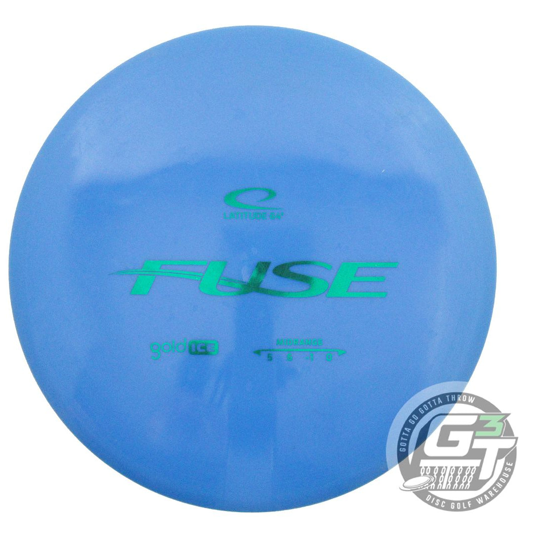 USED Latitude 64 Gold Ice Fuse 178g Blue Green Foil Midrange Golf Disc