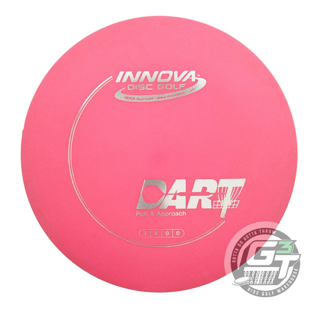USED Innova DX Dart 167g Pink Silver Foil Putter Golf Disc