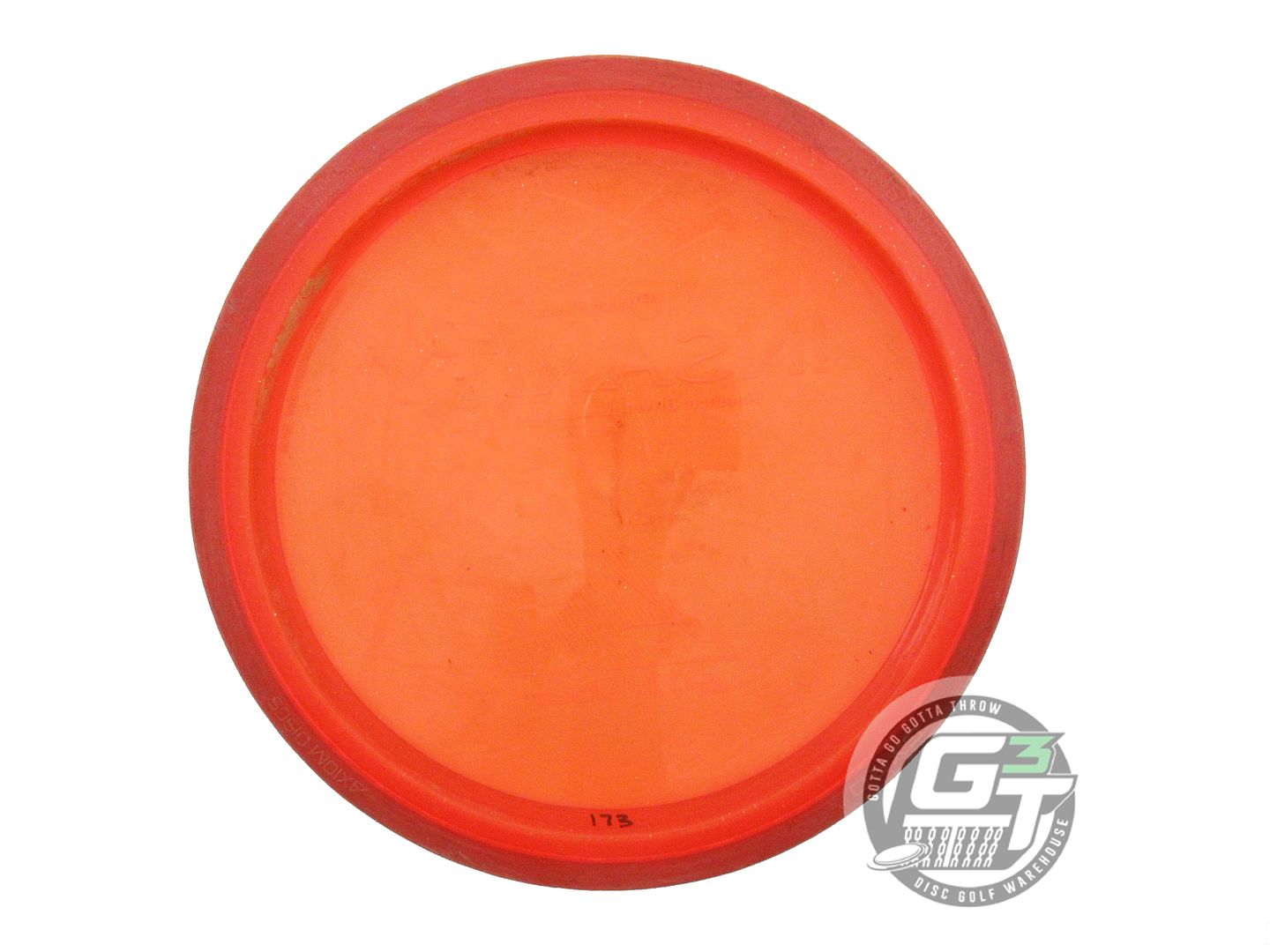 USED Axiom Discs Proton Insanity 173g Orange Red Rim Distance Driver Golf Disc
