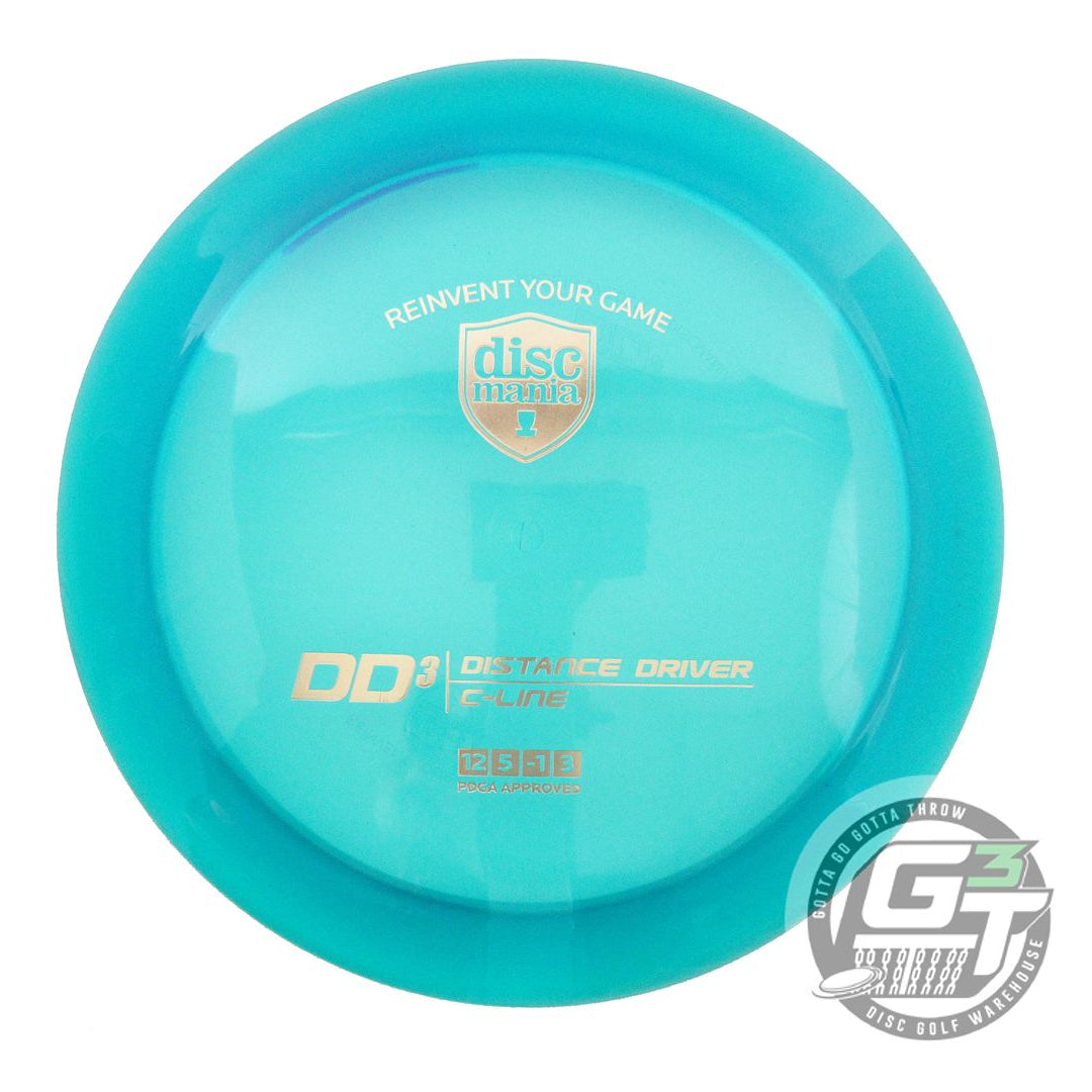 USED DiscMania C-Line DD3 174g Teal Gold Foil Distance Driver Golf Disc