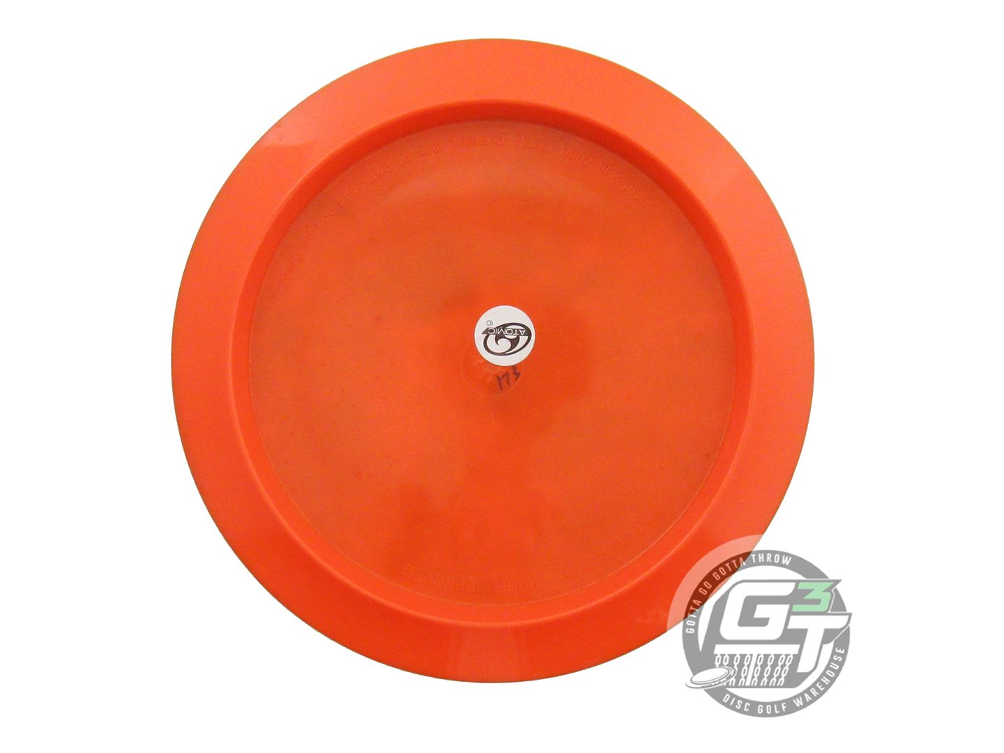 USED RPM Discs Atomic Kahu 173g Orange HOME DYED Distance Driver Golf Disc