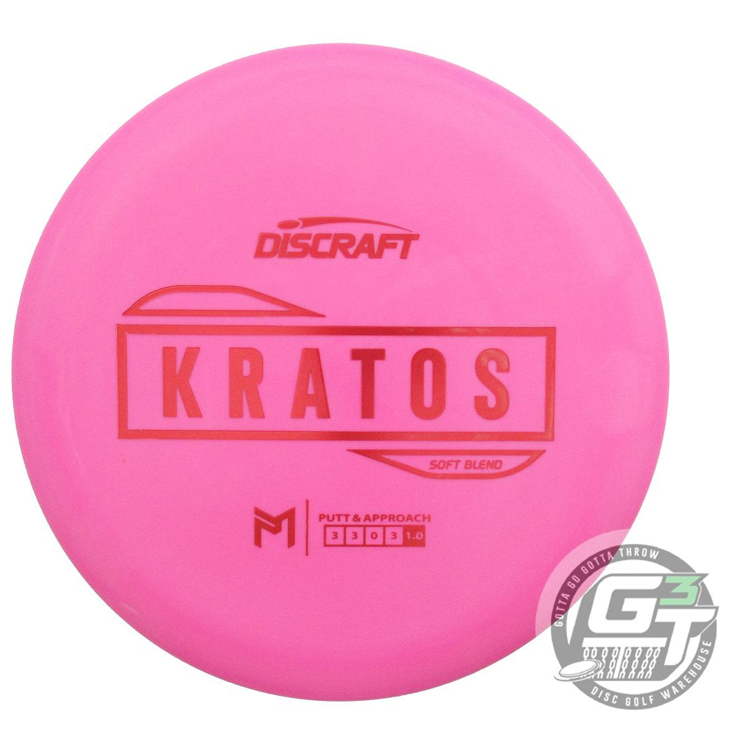 Discraft Paul McBeth Signature Putter Line Soft Kratos Putter Golf Disc (Individually Listed)