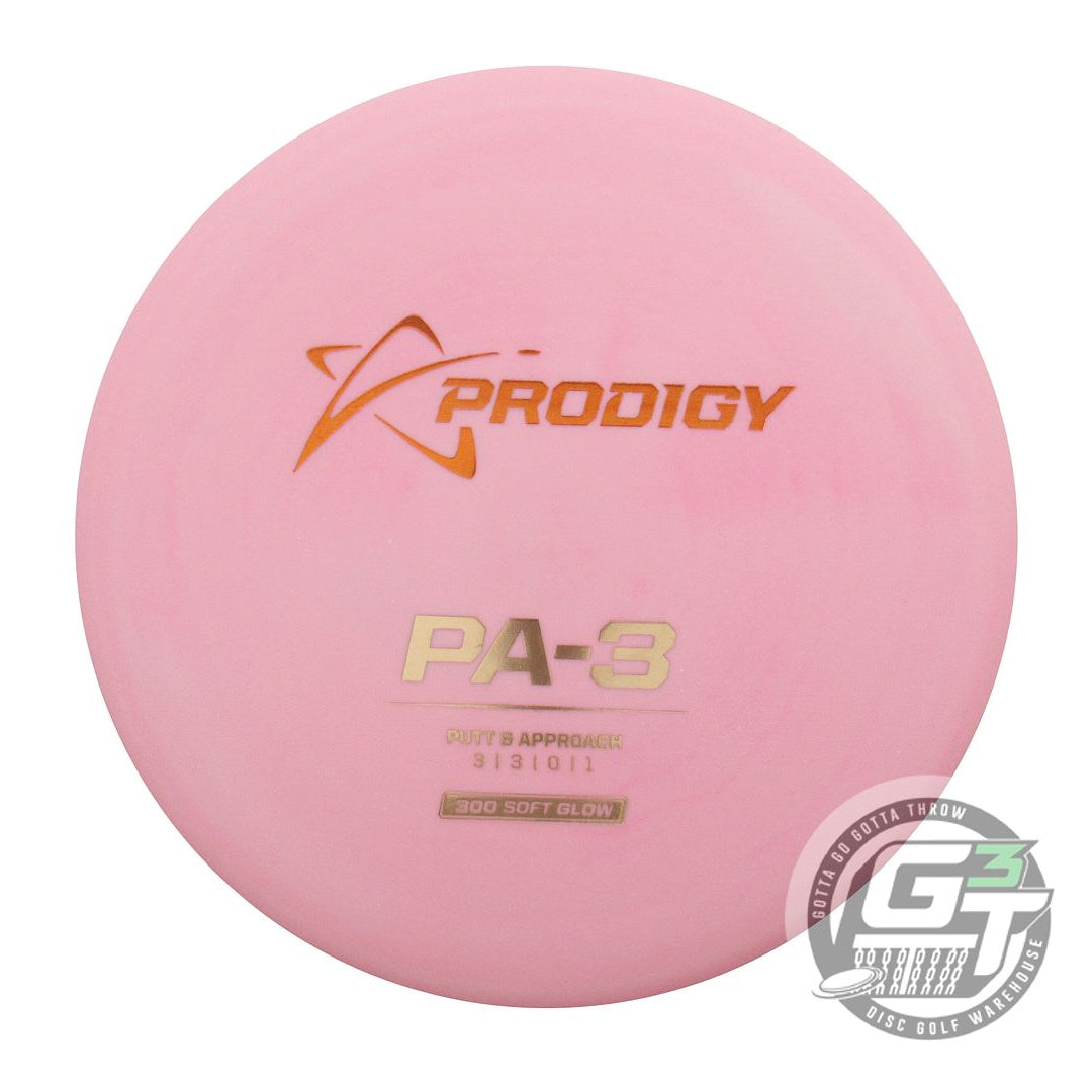 Prodigy 300 Soft Glow Series PA3 Putter Golf Disc (Individually Listed)