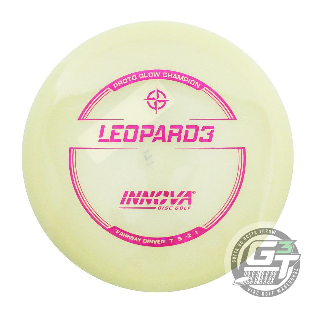 Innova Proto Glow Champion Leopard3 Fairway Driver Golf Disc (Individually Listed) - Gotta Go Gotta Throw