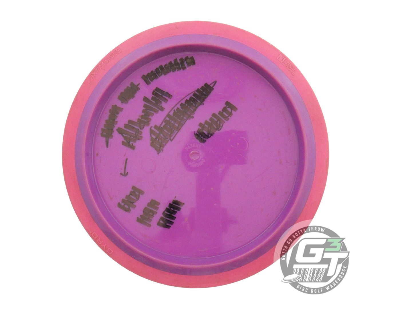 USED Axiom Discs Neutron Defy 174g Purple Pink Rim Distance Driver Golf Disc