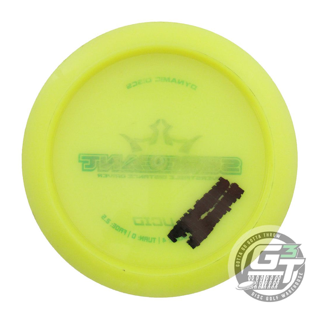 USED Dynamic Discs Lucid Sergeant 173g Yellow Green Foil Driver Golf Disc