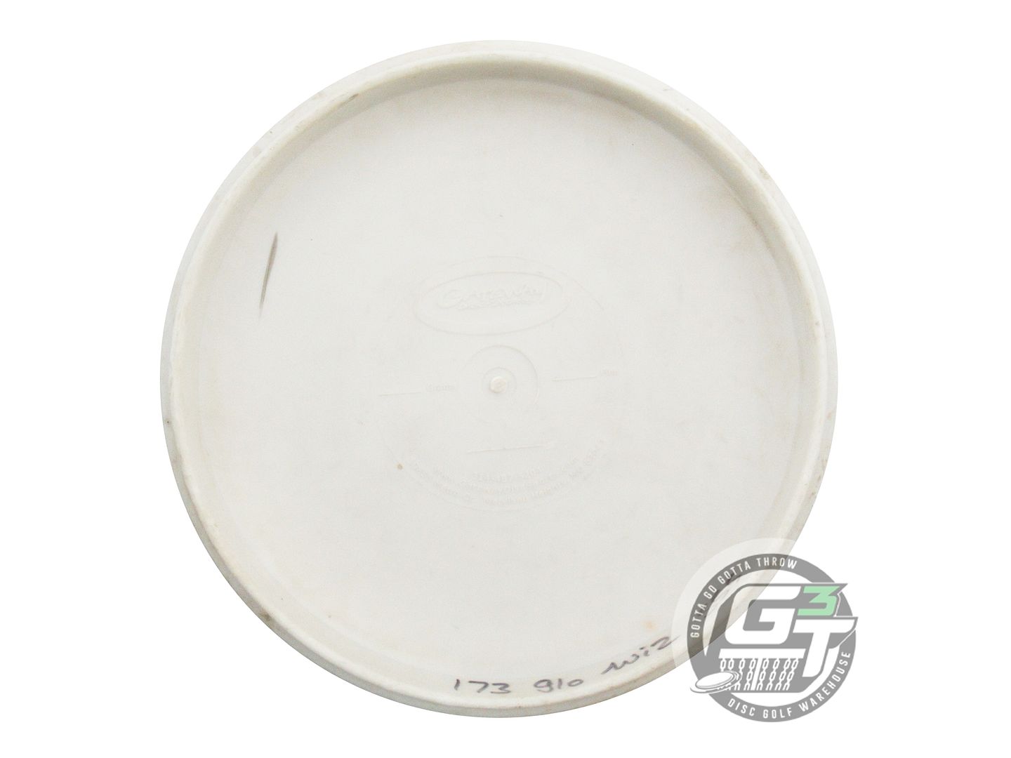 USED Gateway SSS Glow Wizard 173g White Jellybean Foil Putter Golf Disc