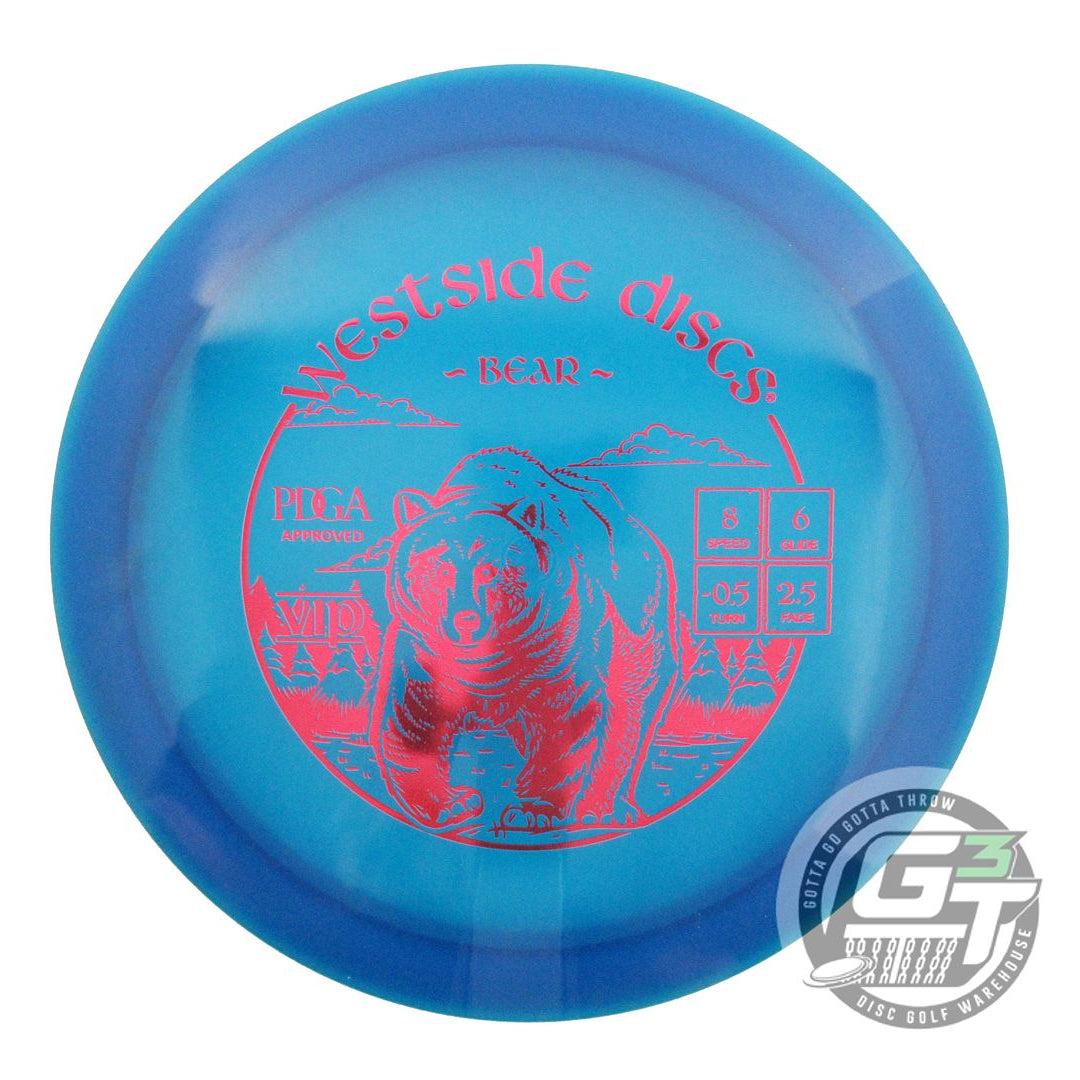 USED Westside Discs VIP Bear 174g Blue Red Foil Fairway Driver Golf Disc