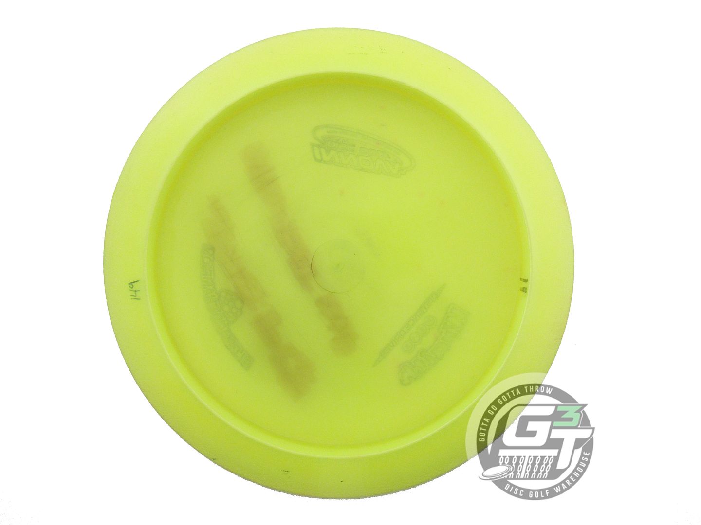 USED Innova Blizzard Wraith 150g Yellow Silver Foil Distance Driver Golf Disc