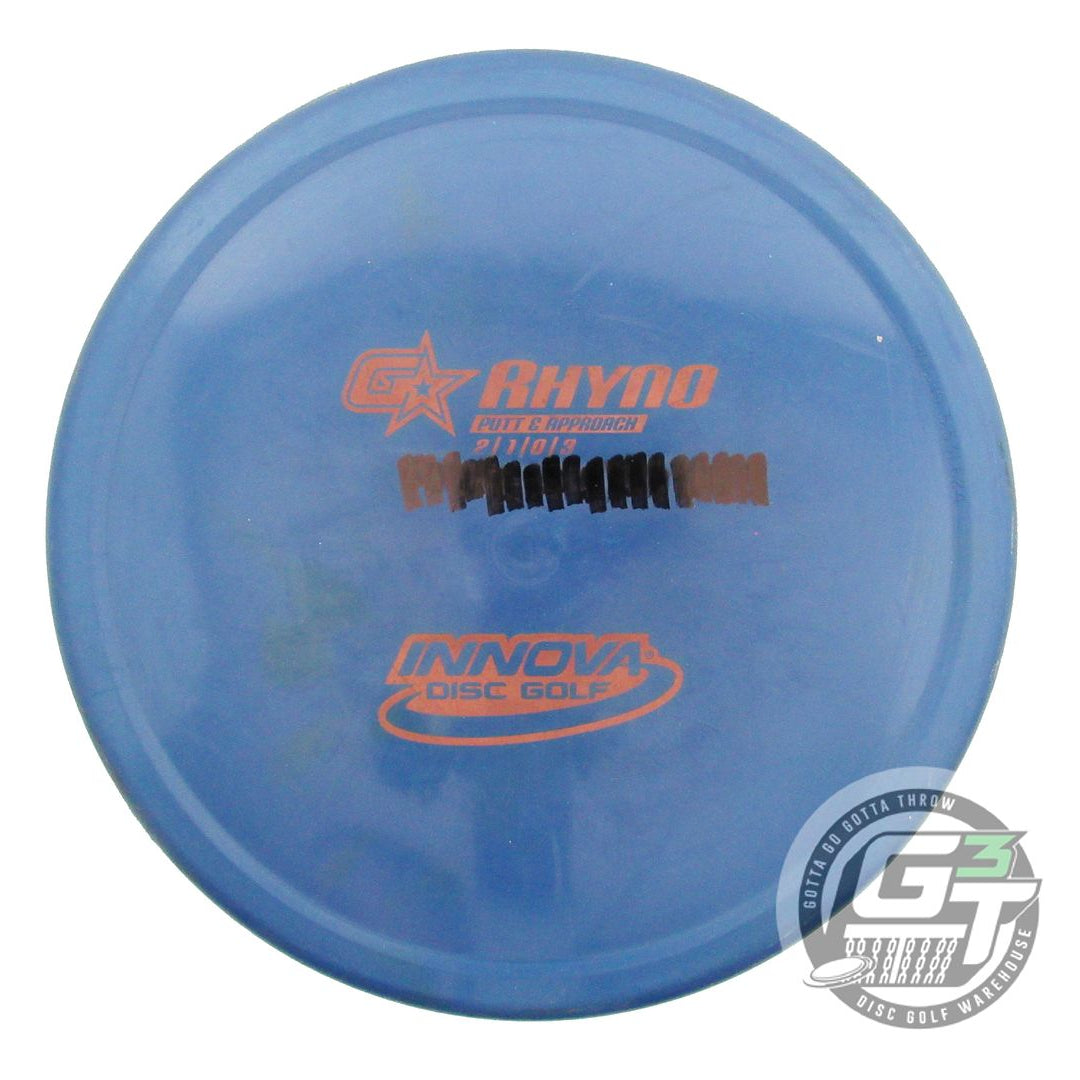 USED Innova GStar Rhyno 172g Blue Orange Stamp Putter Golf Disc