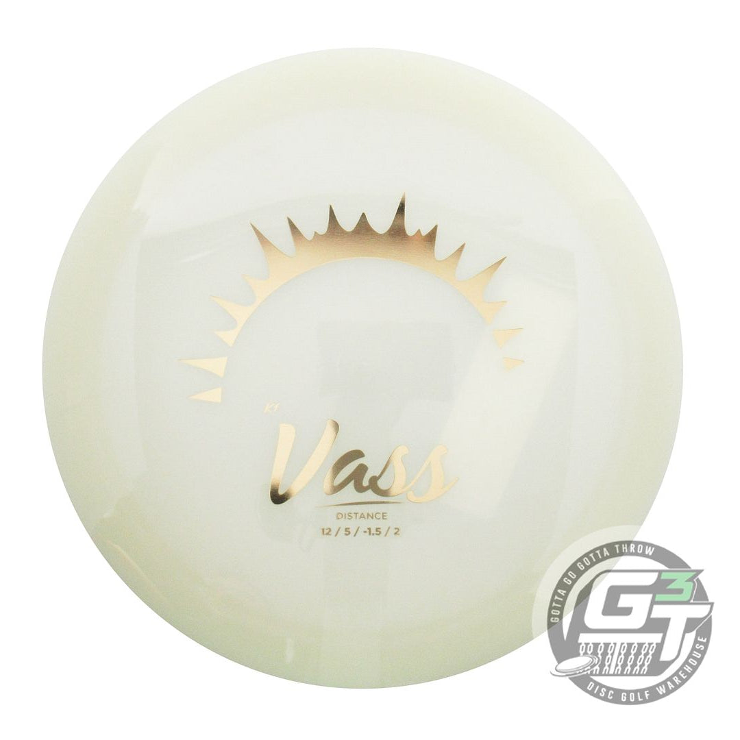 Kastaplast Glow K1 Vass Distance Driver Golf Disc (Individually Listed)