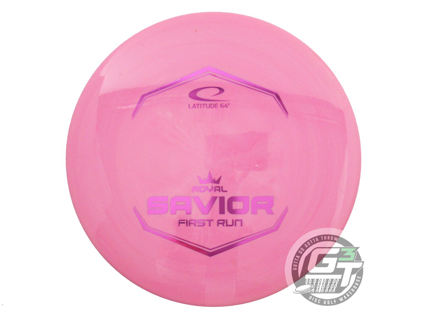 NOS Latitude 64 Royal Grand Savior 173g Pink Magenta Foil Midrange Golf Disc