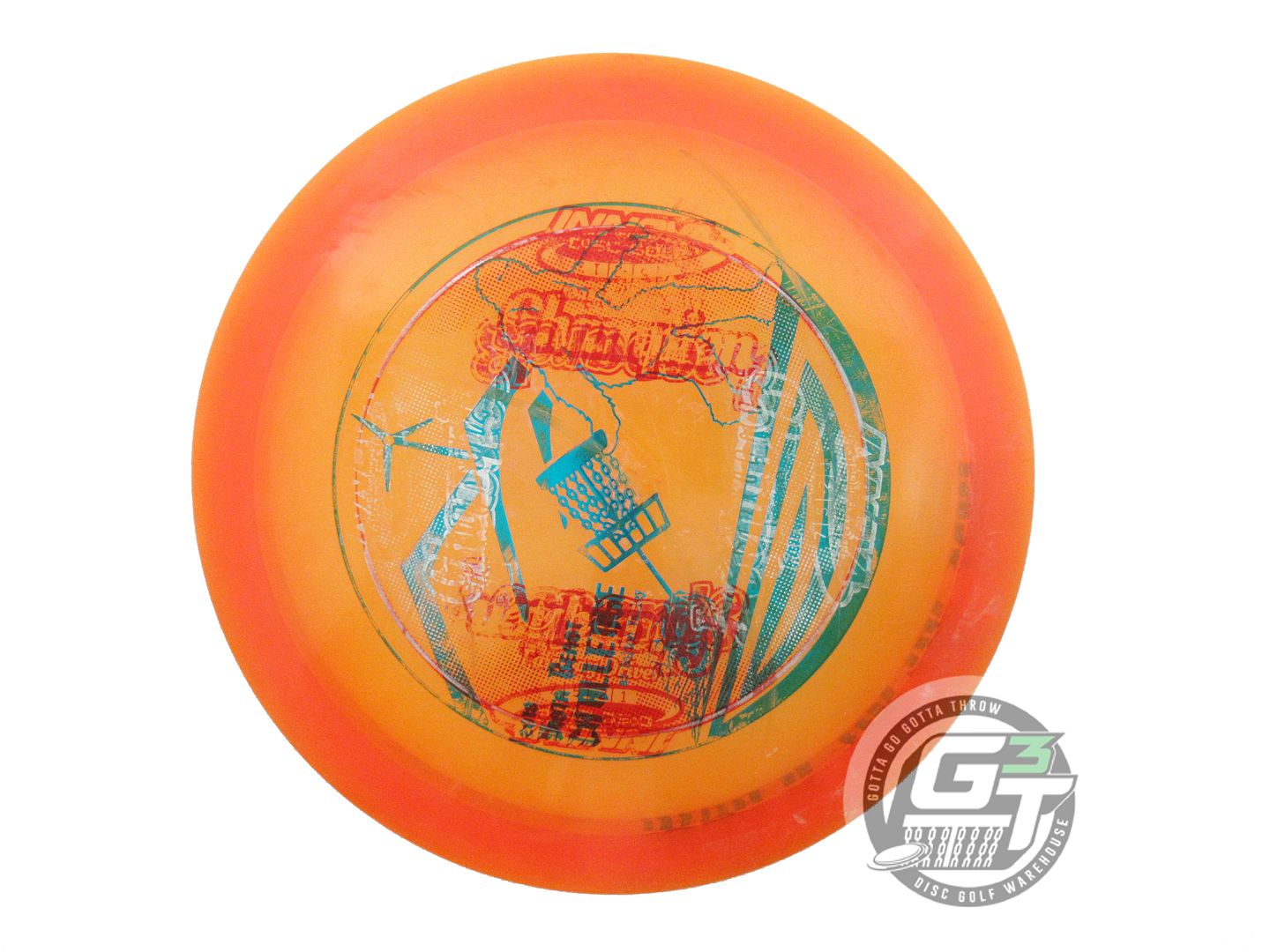 USED Innova X-OUT Champion Teebird 171g Orange Fairway Driver Golf Disc
