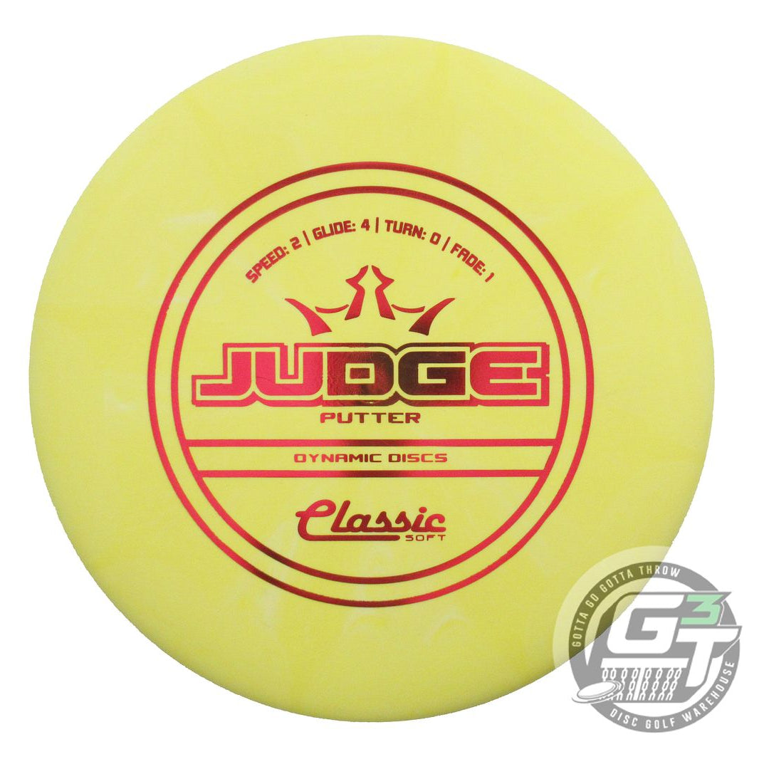 Dynamic Discs Classic Soft Burst Judge Putter Golf Disc (Individually Listed)