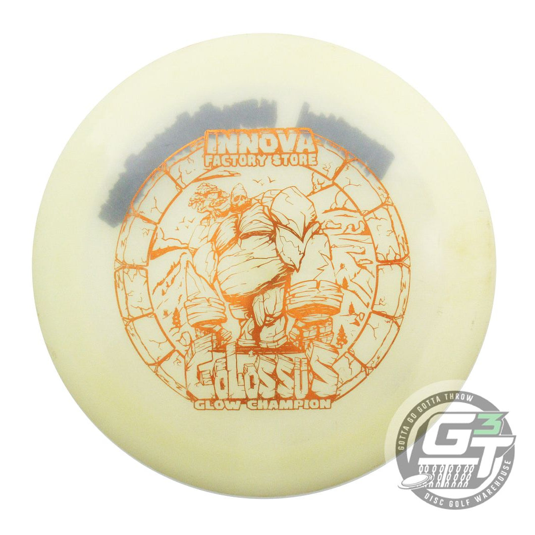 USED Innova Champion Glow Colossus 175g Copper Foil Distance Driver Golf Disc
