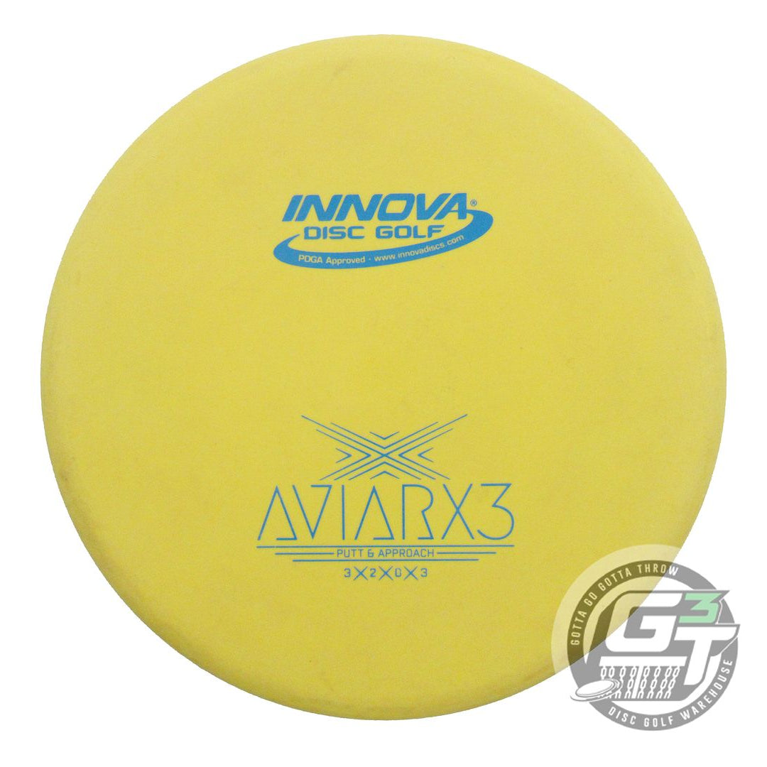 USED Innova DX AviarX3 171g Yellow Blue Stamp Putter Golf Disc