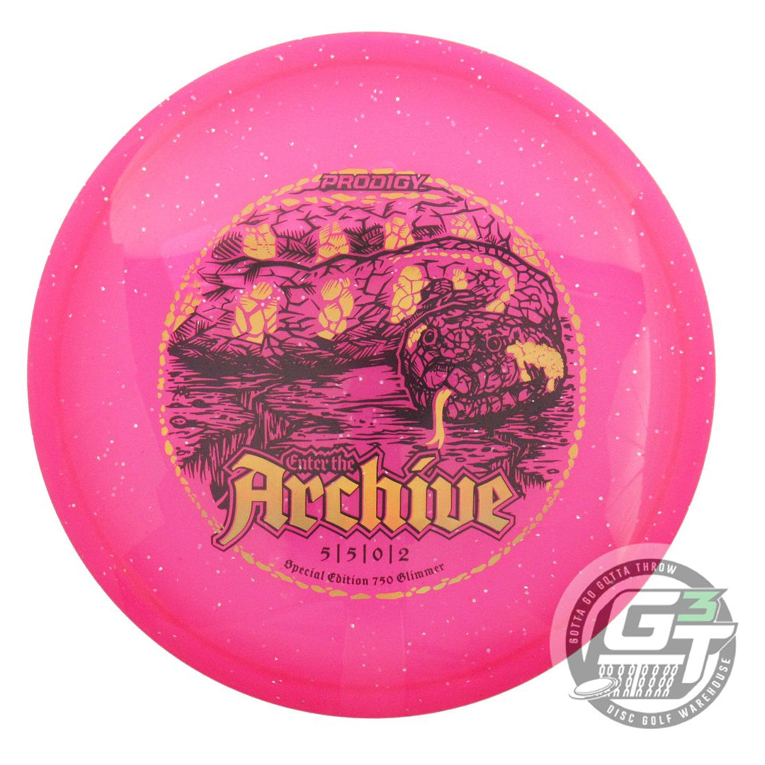 Prodigy Limited Edition Serpentium Stamp Glimmer 750 Series Archive Midrange Golf Disc (Individually Listed)