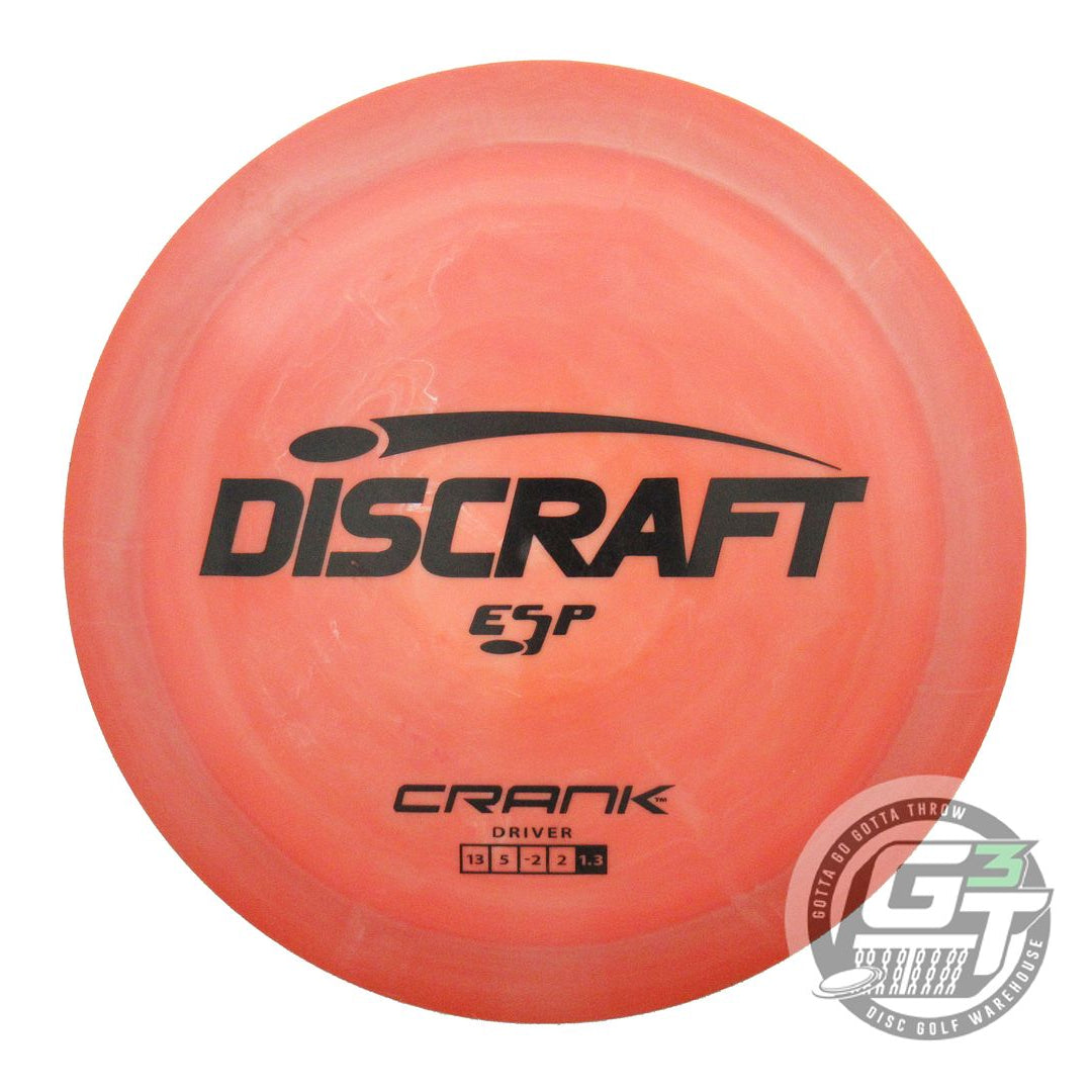 USED Discraft ESP Crank 173g Orange Black Stamp Distance Driver Golf Disc