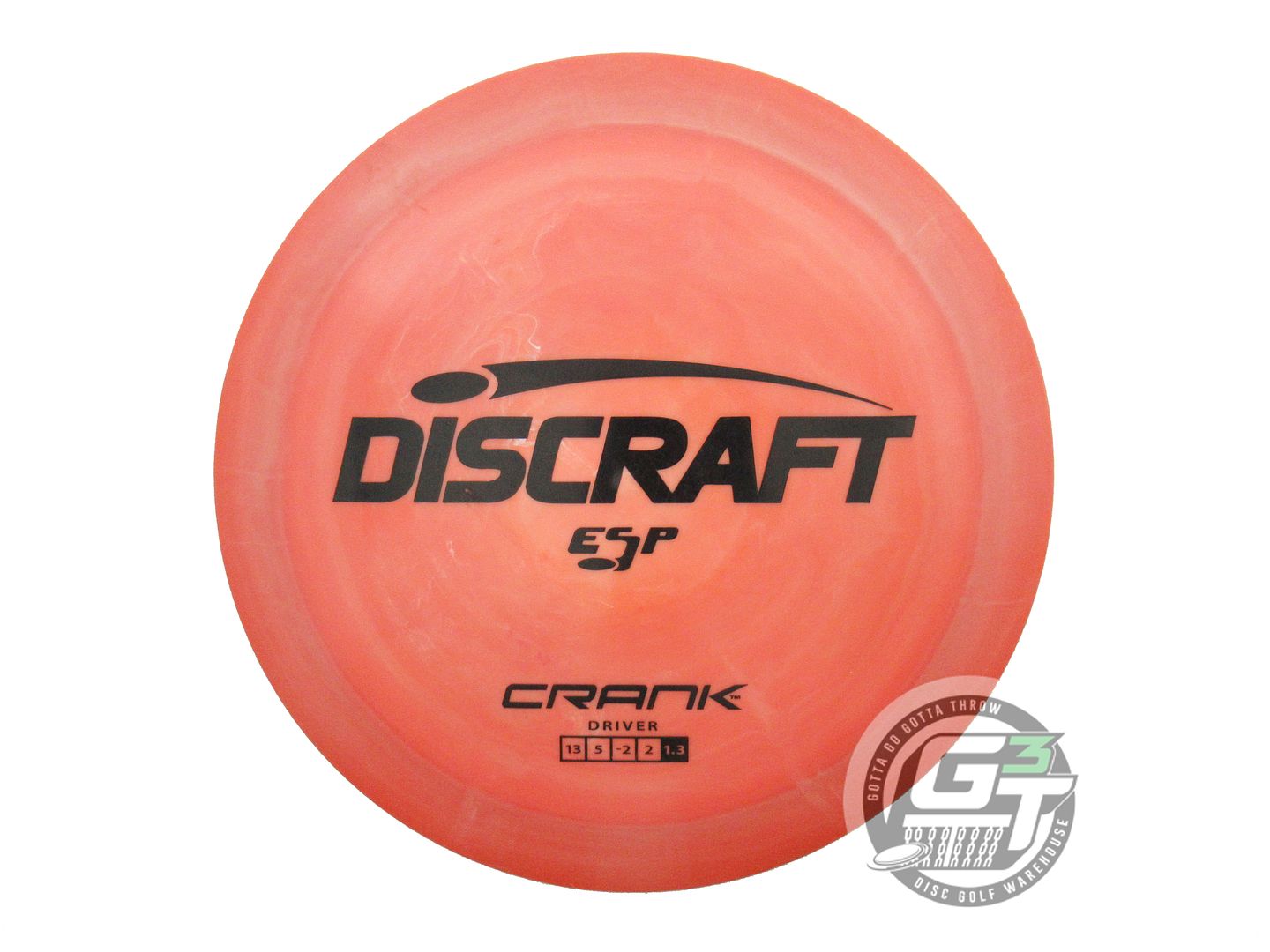 USED Discraft ESP Crank 173g Orange Black Stamp Distance Driver Golf Disc