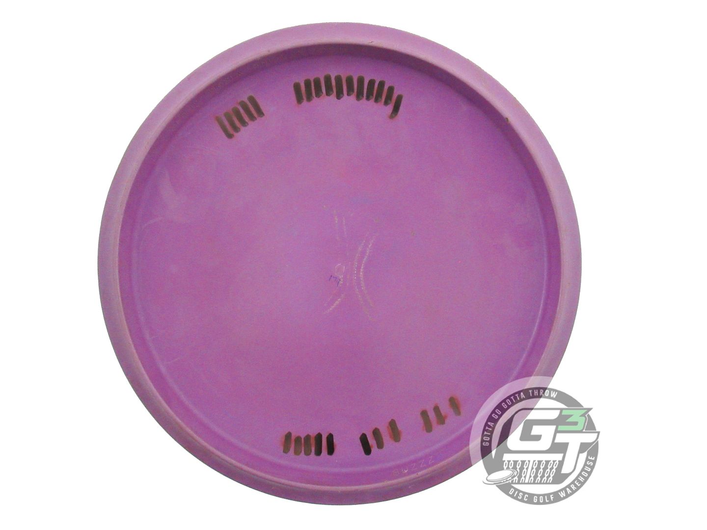 USED Discraft X-OUT X Buzzz 178g Purple Midrange Golf Disc