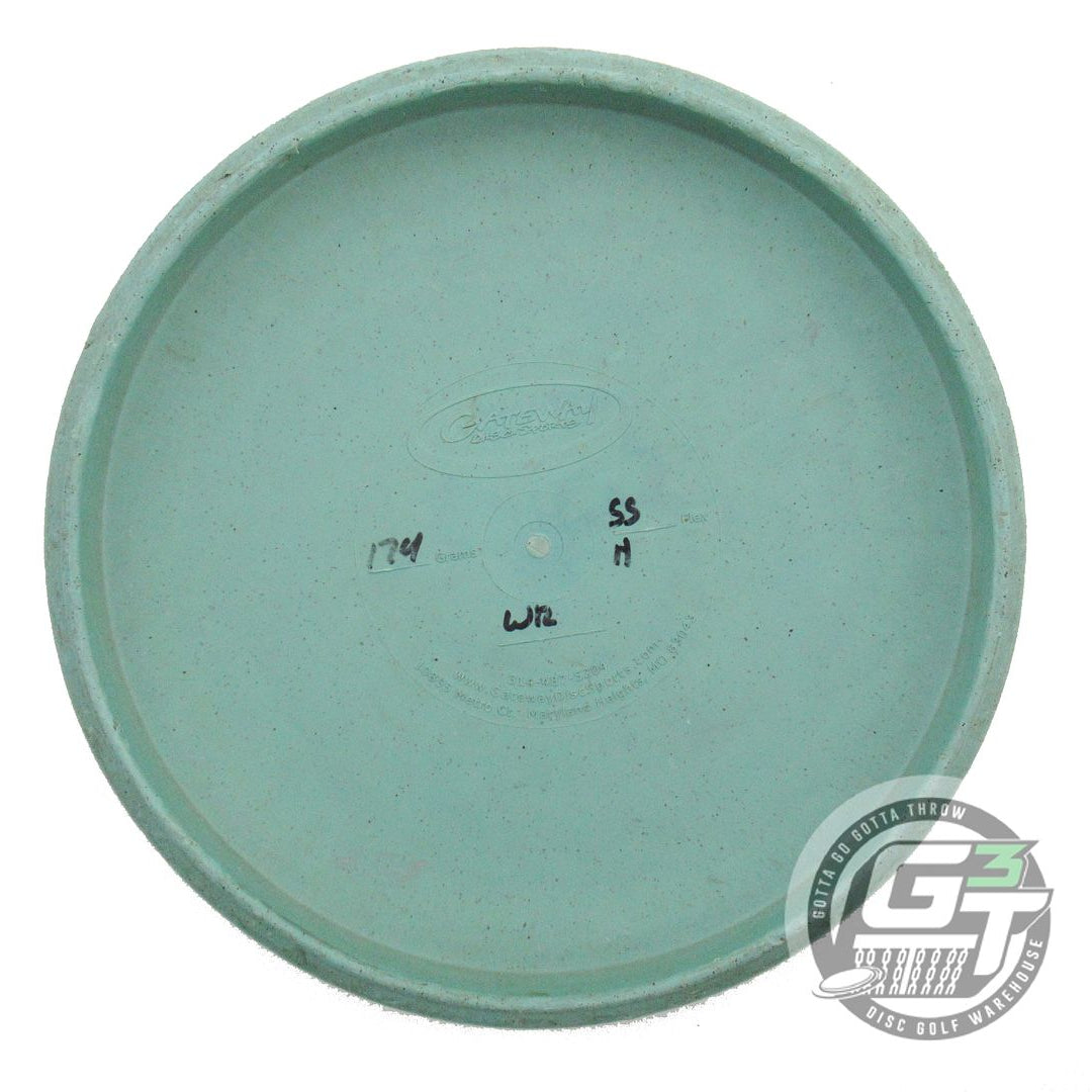 USED Gateway SureGrip SS Wizard 174g Green Gold Foil A Putter Golf Disc