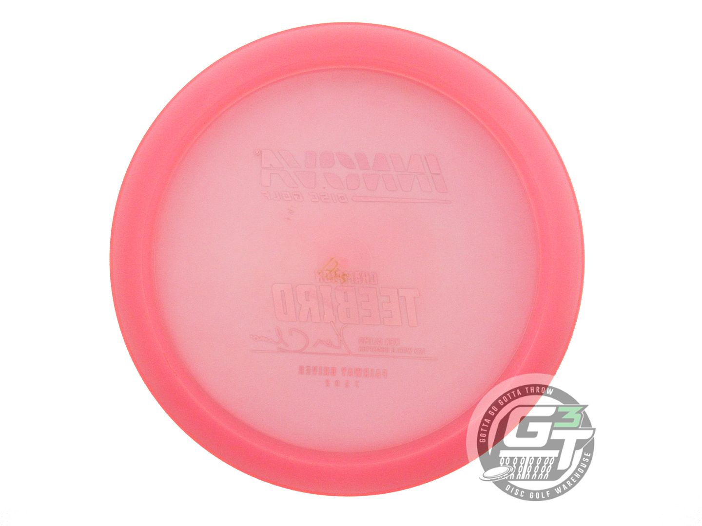 USED Innova Champion Teebird 175g Pink Lime Holo Foil Fairway Driver Golf Disc