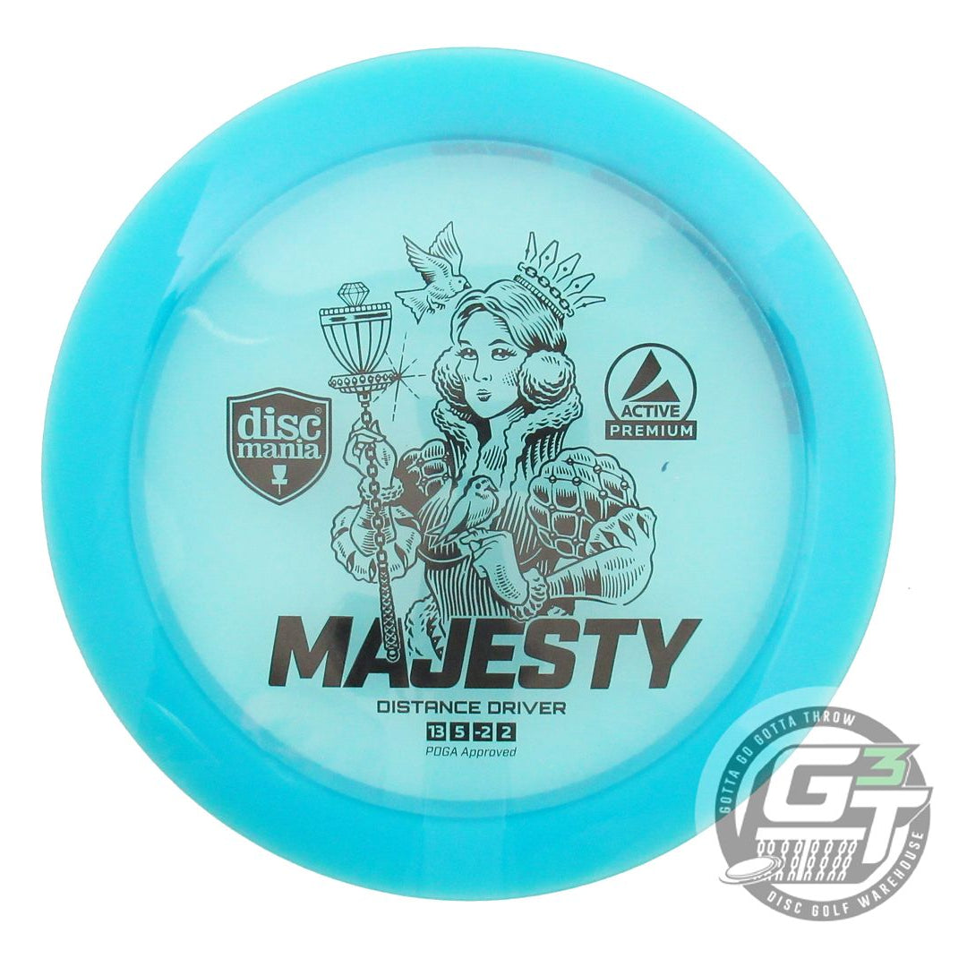 USED DiscMania Active Premium Majesty 173g Teal Black Stamp Distance Driver Disc