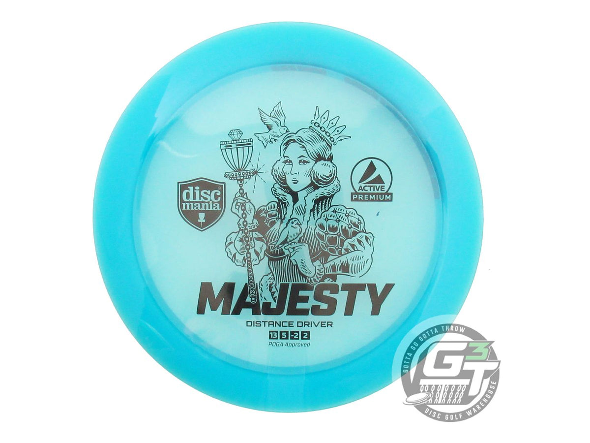 USED DiscMania Active Premium Majesty 173g Teal Black Stamp Distance Driver Disc