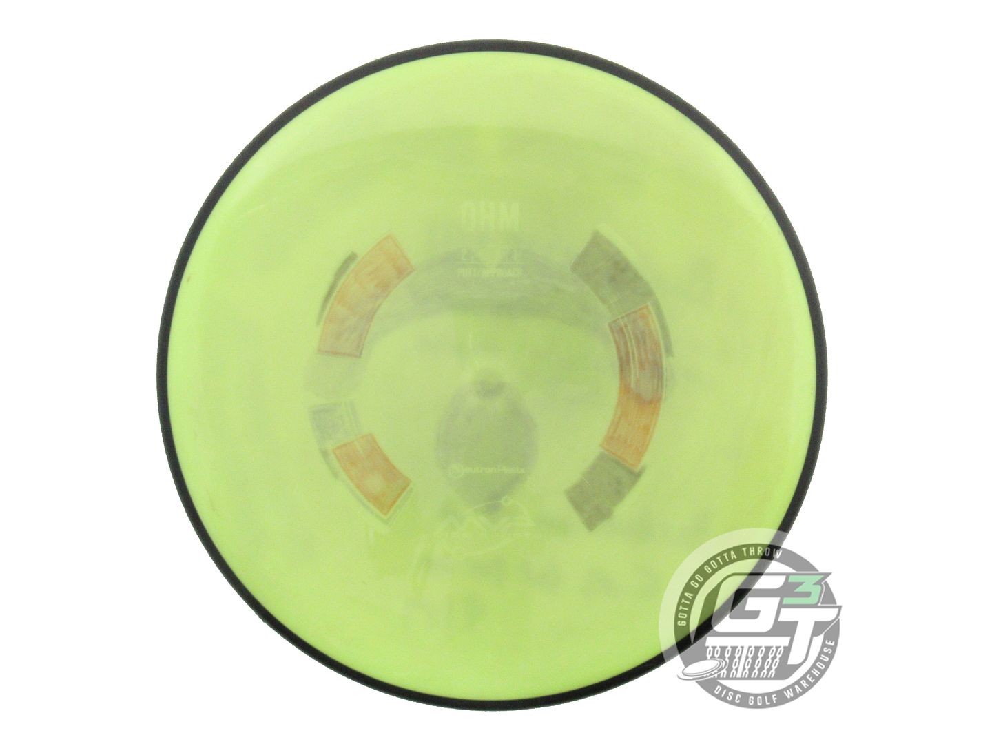 USED MVP Disc Sports Classic Neutron Ohm 167g Yellow Putter Golf Disc