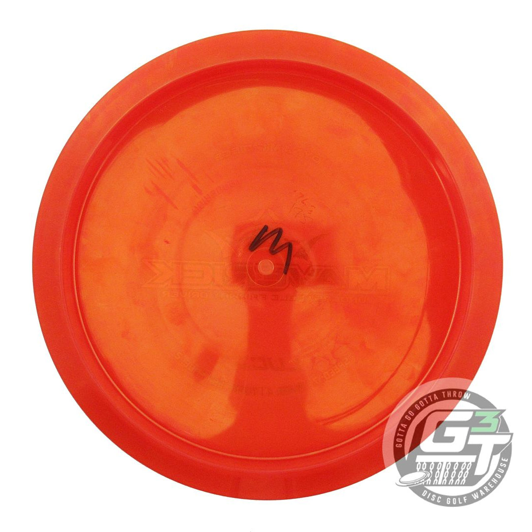 USED Dynamic Discs Lucid Maverick 174g Red Silver Foil Distance Driver Golf Disc
