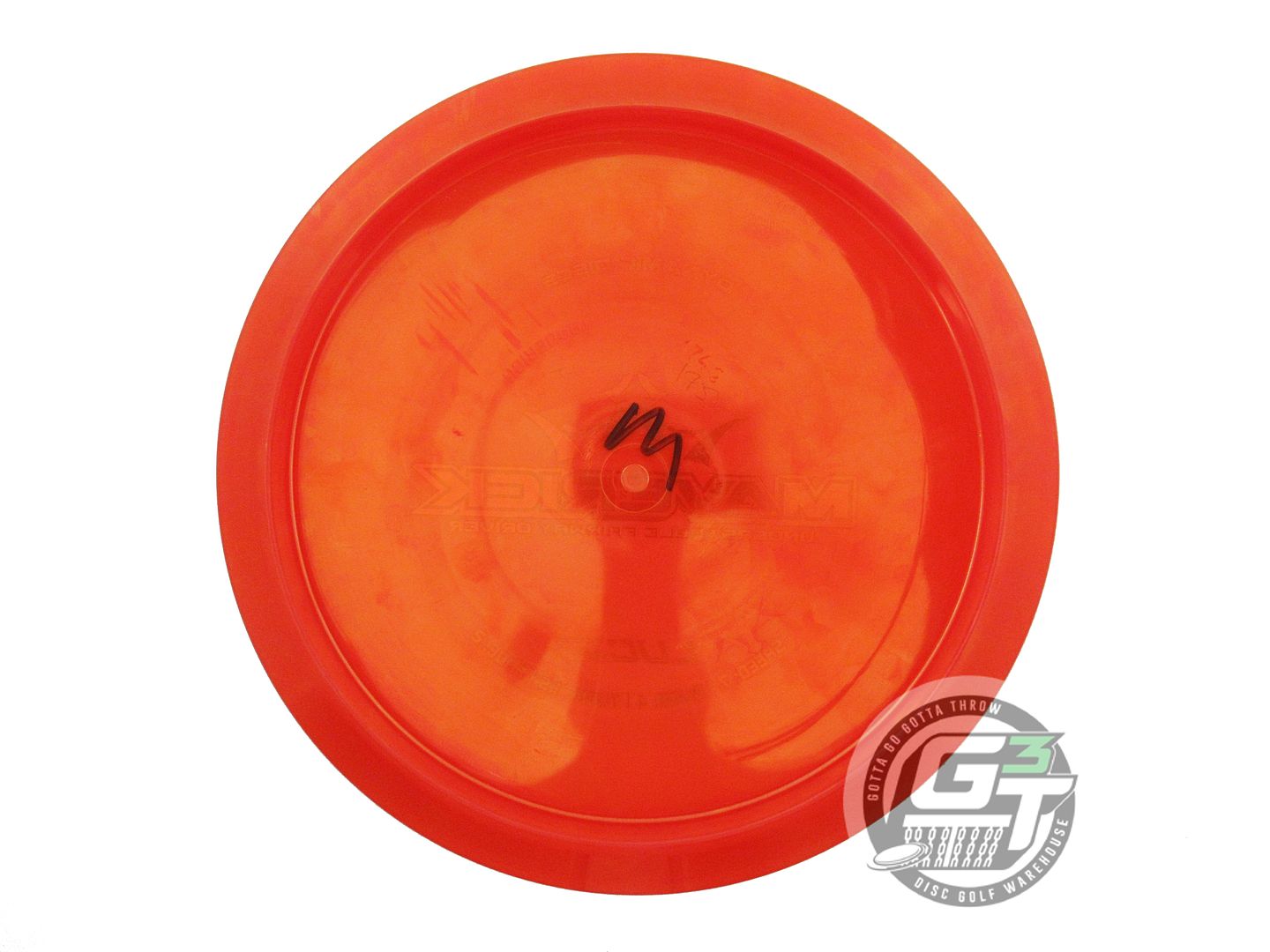 USED Dynamic Discs Lucid Maverick 174g Red Silver Foil Distance Driver Golf Disc