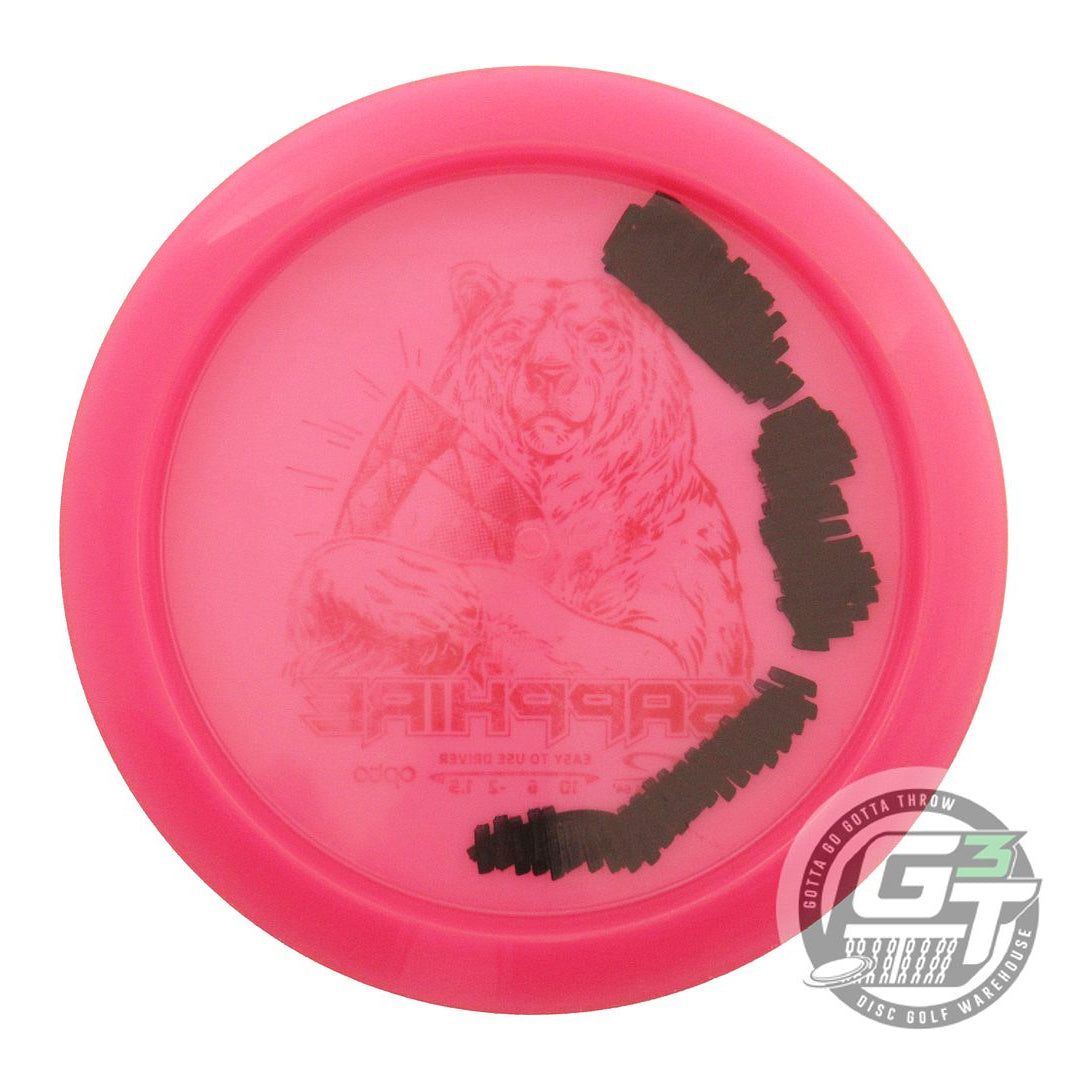 USED Latitude 64 Opto Sapphire 161g Pink Red Stamp Distance Driver Golf Disc