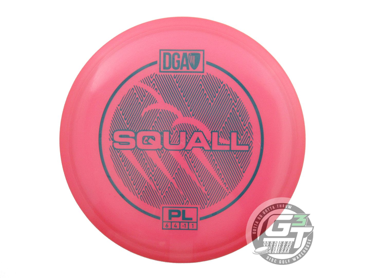 USED DGA ProLine Squall 177g Pink Green Stamp Midrange Golf Disc