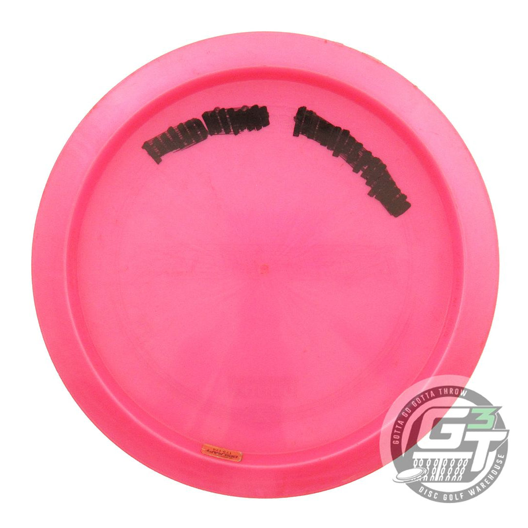 USED Discraft Z Raptor 175g Pink Lime Laser Foil Distance Driver Golf Disc