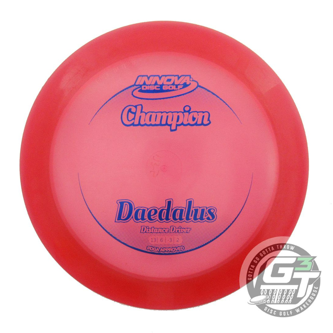 USED Innova Champion Daedalus 175g Red Blue Foil Distance Driver Disc